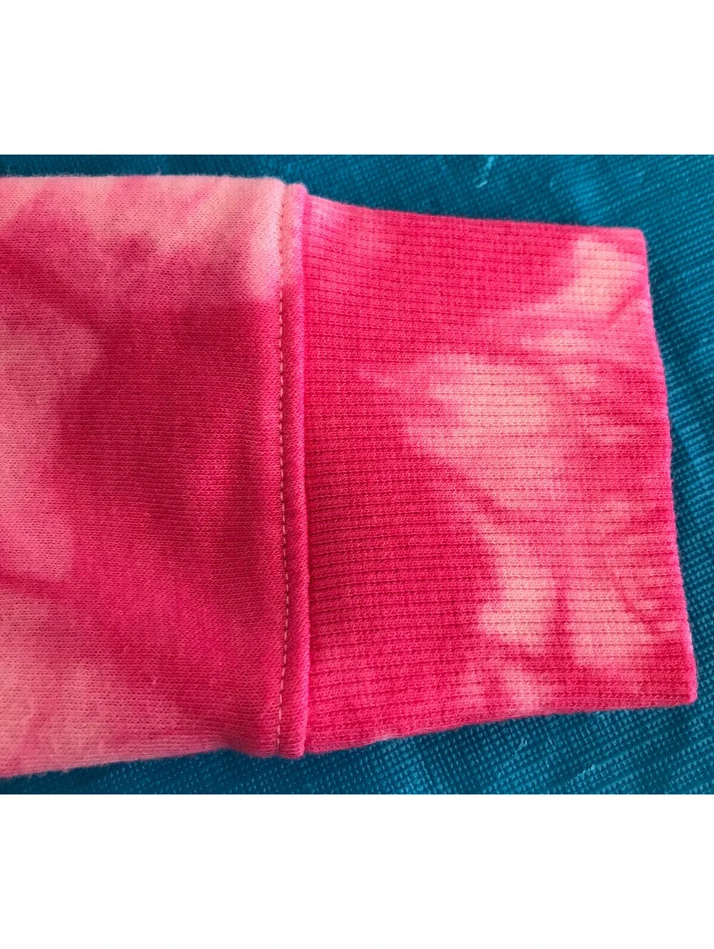 Justice Hoodie. Pink Tye Dye. “Live in the Moment” on Chest. Size Girls 10. NWT